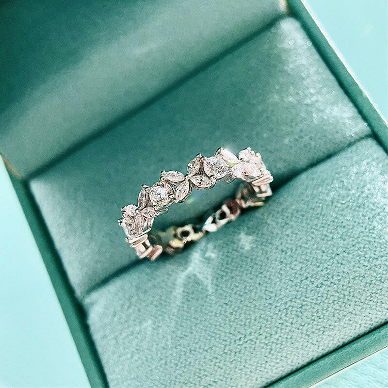3.0ct Butterfly Design Infinity Wedding Band-Evani Naomi Jewelry