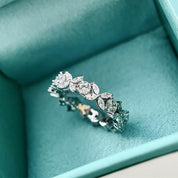 3.0ct Butterfly Design Infinity Wedding Band-Evani Naomi Jewelry