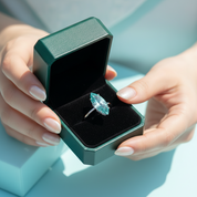 3.0ct Marquise Brilliant Cut Diamond OptionHalo Engagement Ring - Evani Naomi Jewelry