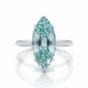 3.0ct Marquise Brilliant Cut Diamond OptionHalo Engagement Ring - Evani Naomi Jewelry