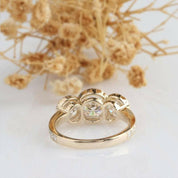 3.1 Cttw Round Three Stone Diamond Engagement Ring-Evani Naomi Jewelry