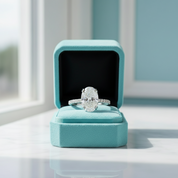 3.5 Ct Oval Cut Diamond Birthstone Engagement Ring-Evani Jewelry