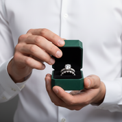 3.5 ct Round Diamond OptionEngagement Ring Set