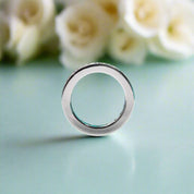 3.5mm Round Cut Diamond Wedding Band-Evani Naomi Jewelry