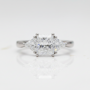 3ct Radiant Cut Diamond OptionEngagement Ring - Evani Naomi Jewelry