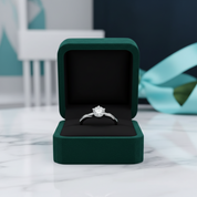 3ct Round Diamond OptionSolitaire Engagement Ring - Evani Naomi Jewelry