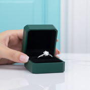 3ct Round Diamond Option Solitaire Engagement Ring - Evani Naomi Jewelry