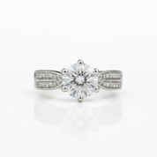 3ct Round Diamond OptionWedding Ring - Evani Naomi Jewelry