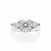 3ct Three Stone Diamond OptionWedding Ring - Evani Naomi Jewelry