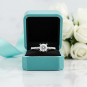 4-Prong 1.00 ct Round Diamond Engagement Ring-Evani Jewelry