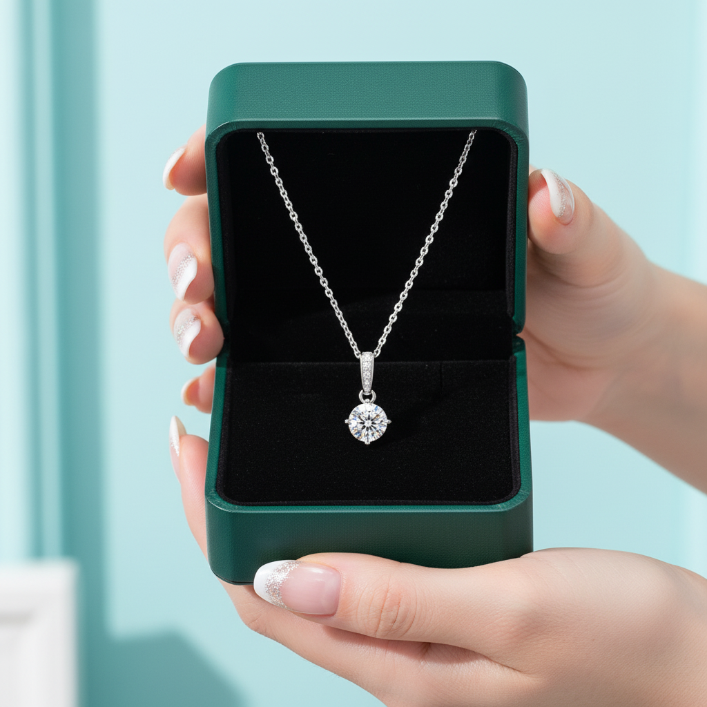 4-Prong Round Diamond Option Solitaire Jewelry Set