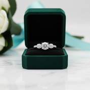 4.0 Ct Three Stone Diamond OptionEngagement Ring