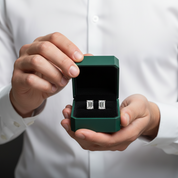 4.0 Cttw Emerald Cut Diamond Option Stud Earrings - Evani Naomi Jewelry