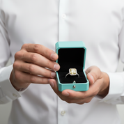 4.0 ct Topaz Radiant Cut Engagement Ring