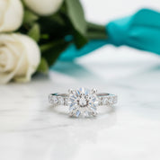 4.3 Cttw Round Diamond Classic Wedding Ring-Evani Jewelry