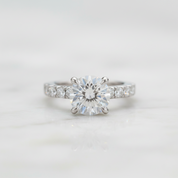 4.3 Cttw Round Diamond Option Classic Wedding Ring