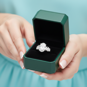 5.0 Ct Oval Cut Diamond Option Engagement Ring