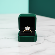 5.0 Ct Round Cut Diamond OptionEngagement Ring