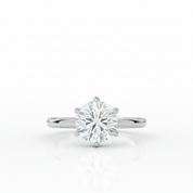 5.0 Ct Round Cut Diamond Option Engagement Ring
