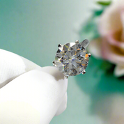 5.0 Ct Round Cut Diamond Solitaire Engagement Ring-Evani Naomi Jewelry