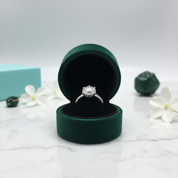5.0 Ct Round Cut Diamond Option Solitaire Engagement Ring