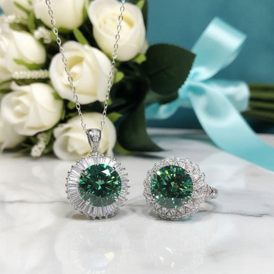 Ring & Necklace | Total 10 Ct