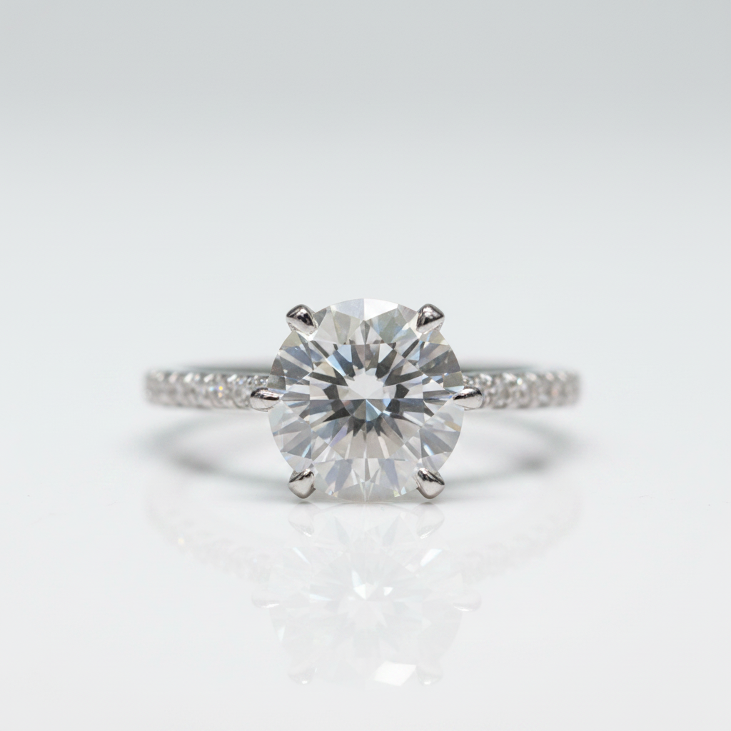 5.0 Ct Round Diamond Option Classic Wedding Ring