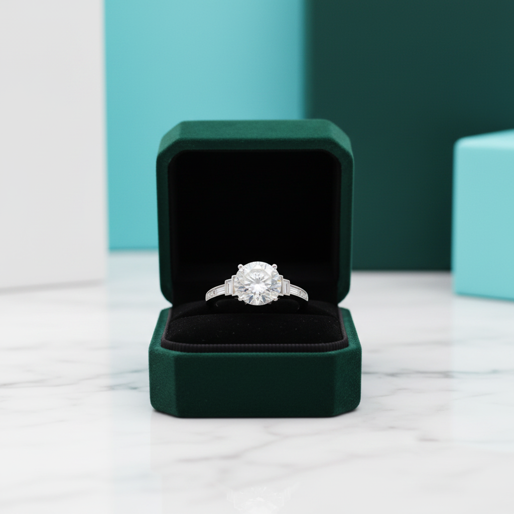 5.0 Ct Round Diamond OptionEngagement Ring