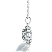 5.0 Ct Round Diamond Necklace with Snowflake-Evani Naomi Jewelry
