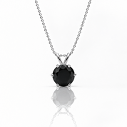5.0 Ct Round Diamond Option Pendant Necklace - Evani Naomi Jewelry