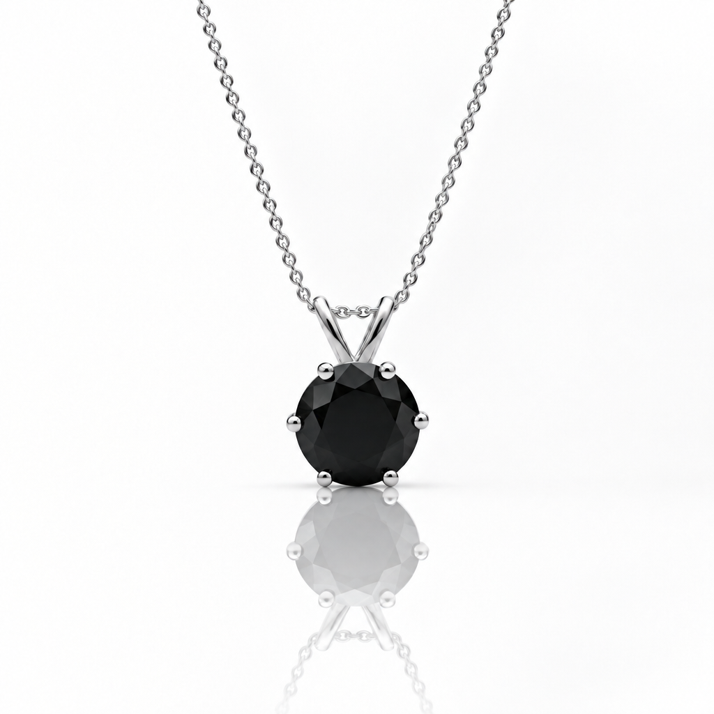 5.0 Ct Round Diamond Option Pendant Necklace