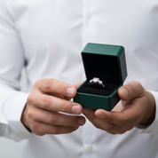 5.0 Ct Round Three Stone Diamond Option Engagement Ring - Evani Naomi Jewelry