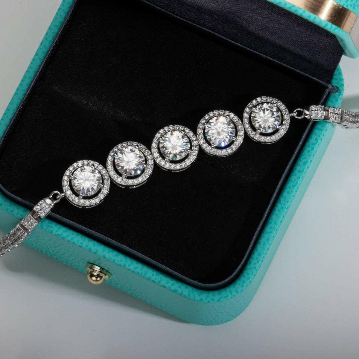 5.0 Cttw Round Diamond Adjustable Classic Tennis Bracelet-Evani Jewelry