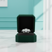 5ct Three Stone Diamond OptionEngagement Ring - Evani Naomi Jewelry