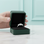 5ct Three Stone Diamond Option Engagement Ring - Evani Naomi Jewelry