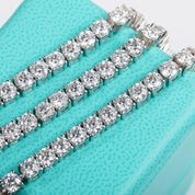 6.5mm Classic Round Diamond Chain Bracelet-Evani Naomi Jewelry
