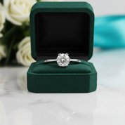 6.5mm Round 1ct Diamond Option Wedding Ring - Evani Naomi Jewelry