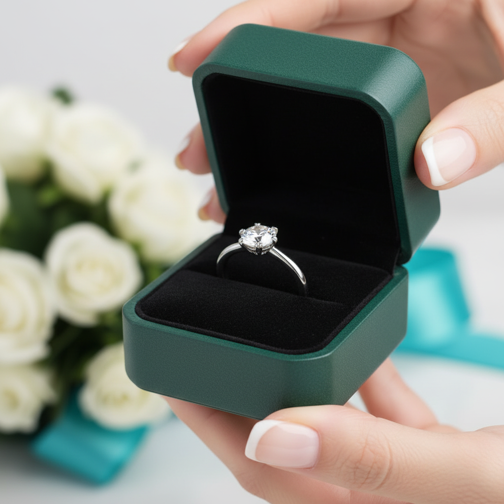 6.5mm Round 1ct Diamond Option Wedding Ring - Evani Naomi Jewelry