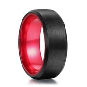 8mm Beveled Tungsten Men's Ring Band-Evani Naomi Jewelry