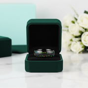 8mm Black Dome Tungsten Wedding Band - Evani Naomi Jewelry