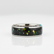 8mm Black Tungsten Men's Wedding Band - Evani Naomi Jewelry