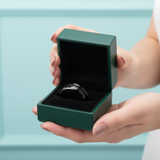 8mm Blank Center Tungsten Wedding Band - Evani Naomi Jewelry