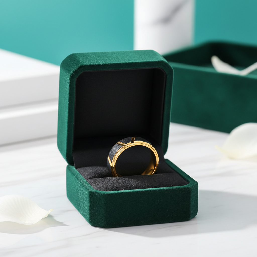 8mm Luxury Tungsten Men's Wedding Band - Evani Naomi Jewelry