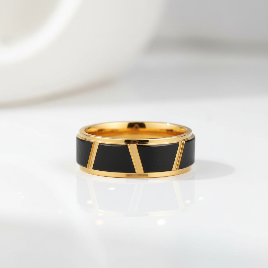 8mm Luxury Tungsten Men's Wedding Band - Evani Naomi Jewelry