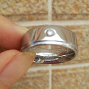 8mm Tungsten Diamond Ring Band-Evani Naomi Jewelry