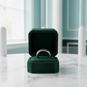 8mm Tungsten Men's Wedding Band with Blank Inlay - Evani Naomi Jewelry