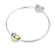 Angel and Devil Heart Shaped Charm-Evani Naomi Jewelry