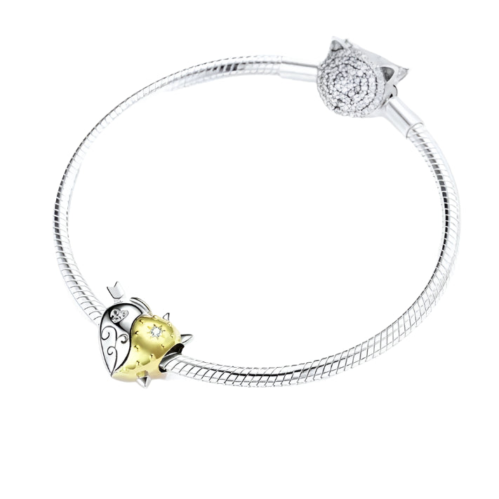 Angel and Devil Heart Shaped Charm-Evani Naomi Jewelry