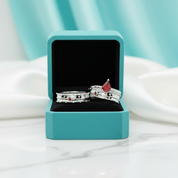 Unisex Ruby Birthstone Ring in 14k Yellow Gold-Evani Jewelry