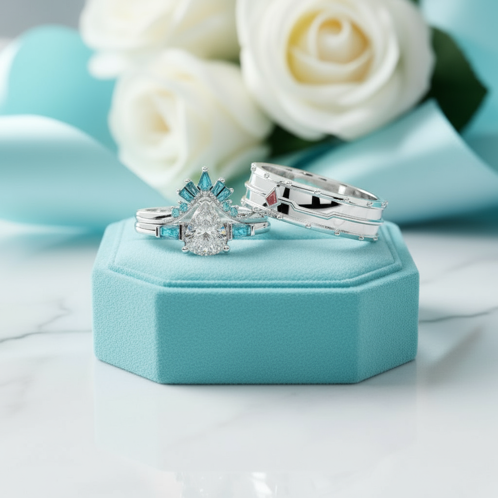 Assassin's Romance Diamond Rings in 14k Yellow Gold-Evani Jewelry